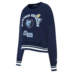 Memphis Grizzlies Pro Standard Women's Area Code Cropped Pullover Sweatshirt For Sale