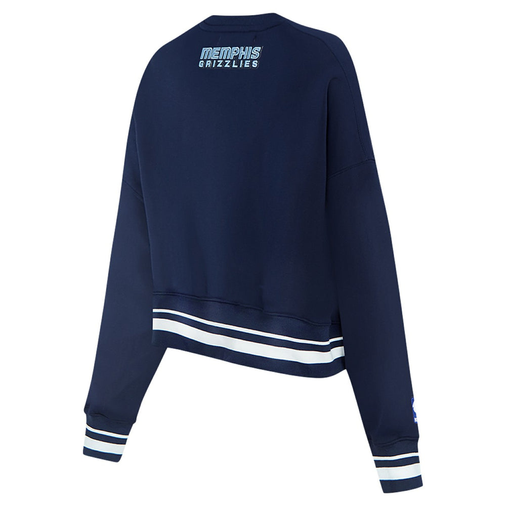 Memphis Grizzlies Pro Standard Women's Area Code Cropped Pullover Sweatshirt For Sale