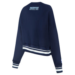 Memphis Grizzlies Pro Standard Women's Area Code Cropped Pullover Sweatshirt For Sale