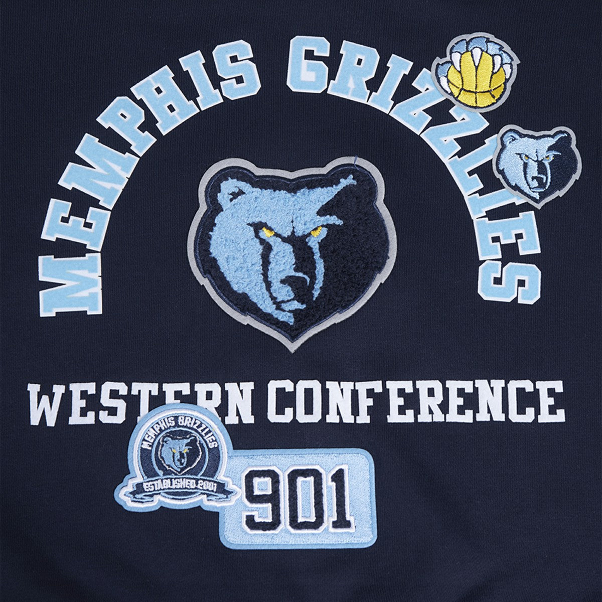 Memphis Grizzlies Pro Standard Women's Area Code Cropped Pullover Sweatshirt For Sale