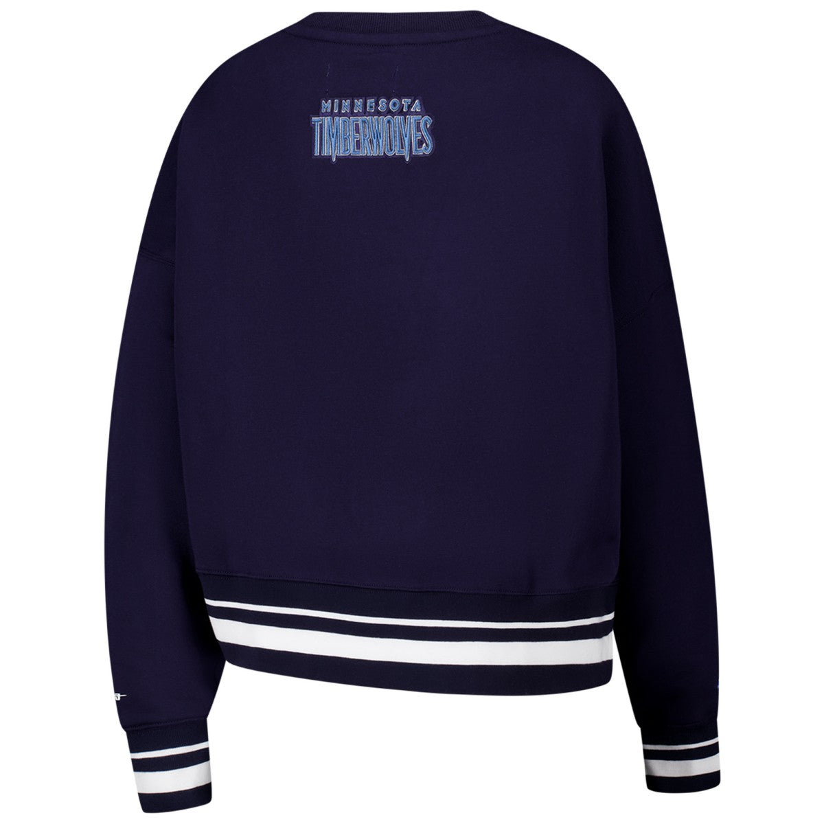 Minnesota Timberwolves Pro Standard Women's Area Code Cropped Pullover Sweatshirt Outlet