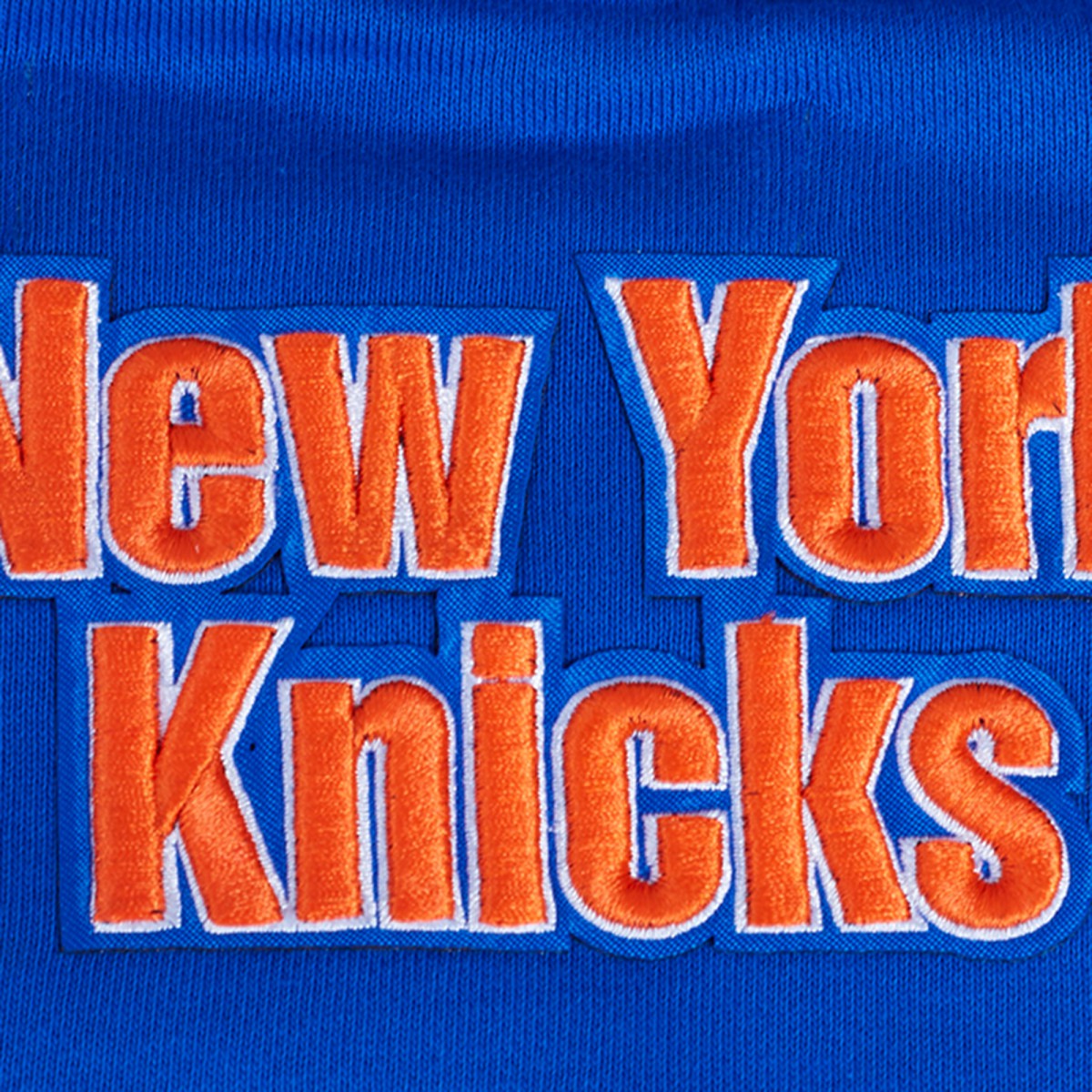 New York Knicks Pro Standard Women's Area Code Cropped Pullover Sweatshirt Discount