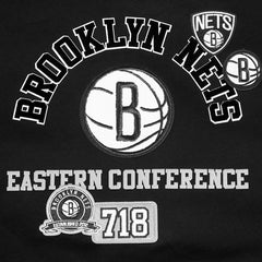 Brooklyn Nets Pro Standard Women's Area Code Cropped Pullover Sweatshirt For Sale