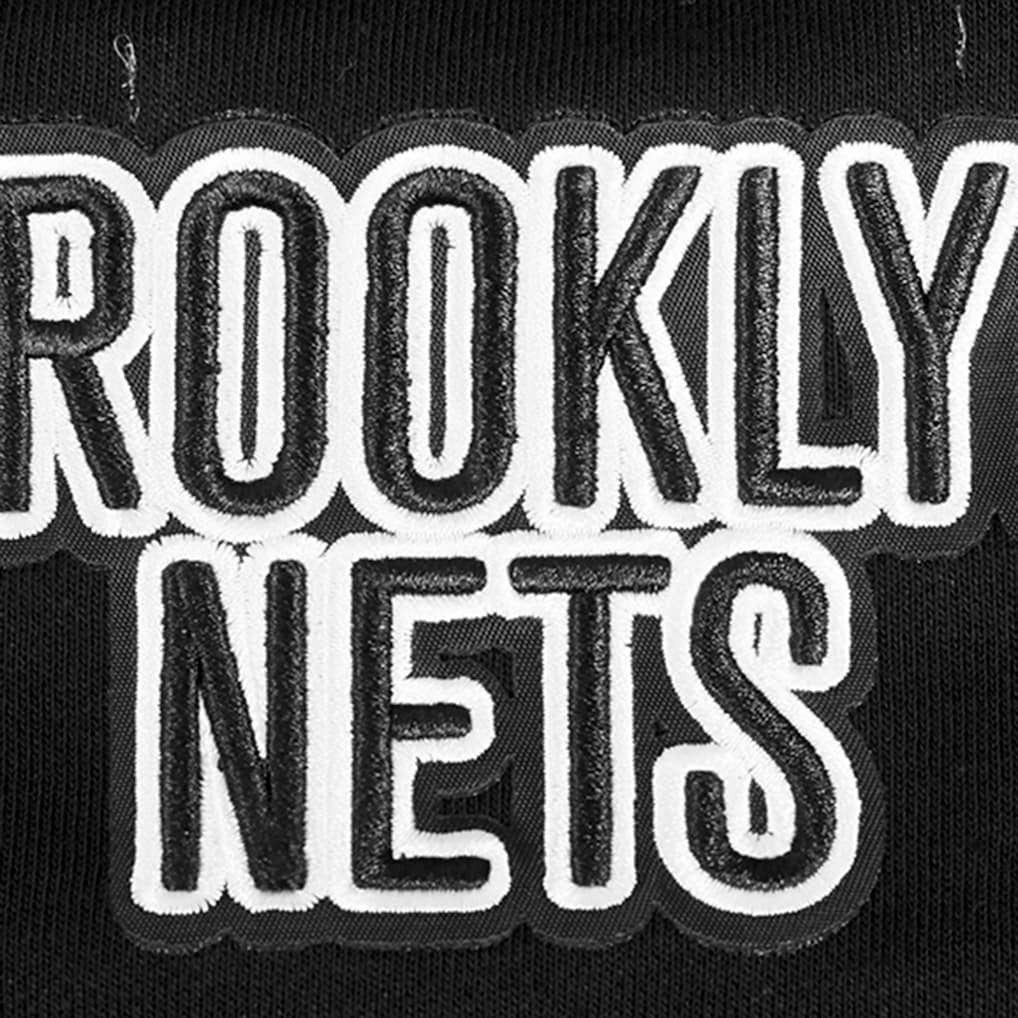 Brooklyn Nets Pro Standard Women's Area Code Cropped Pullover Sweatshirt For Sale