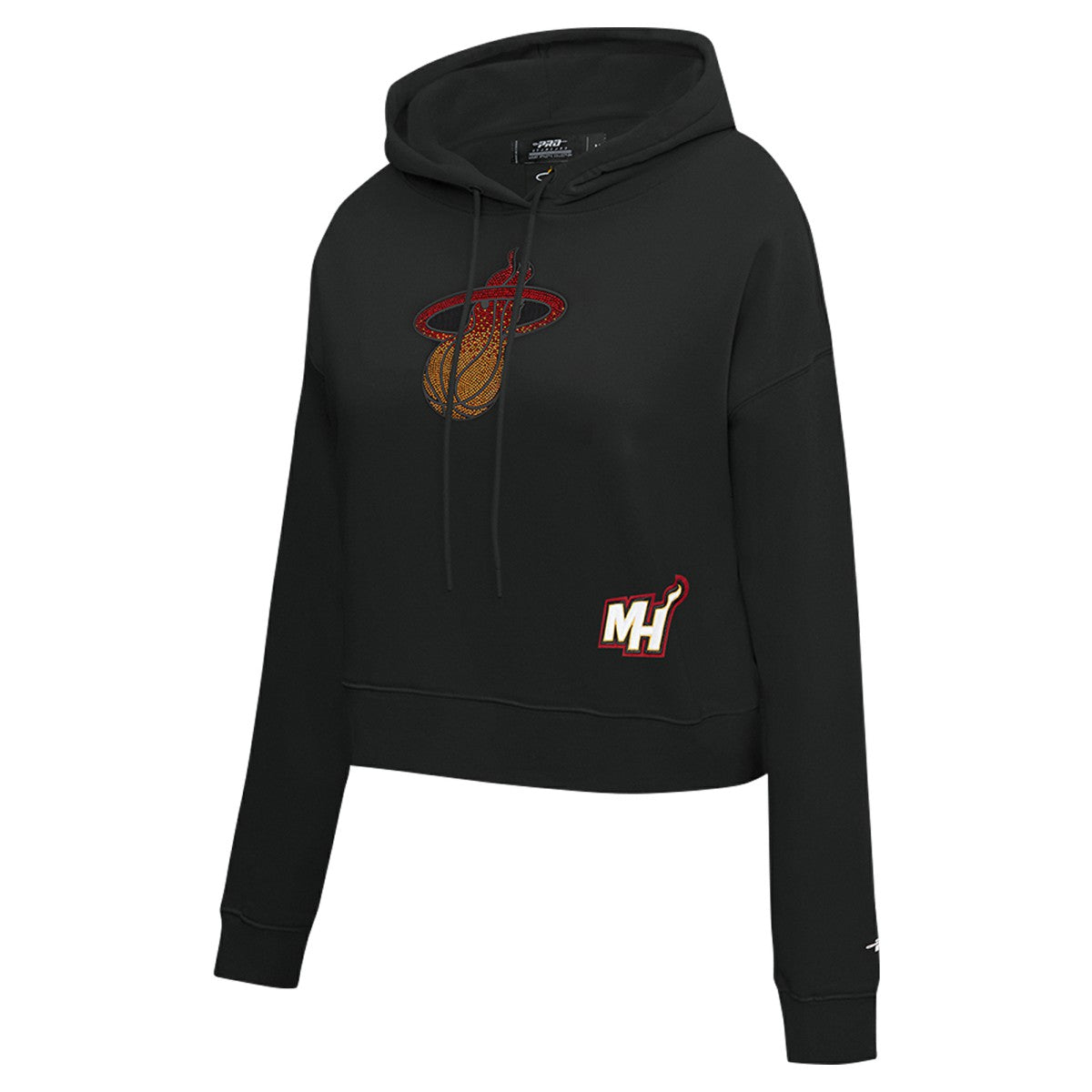 Miami Heat Pro Standard Women's Jewels Cropped Pullover Hoodie Online