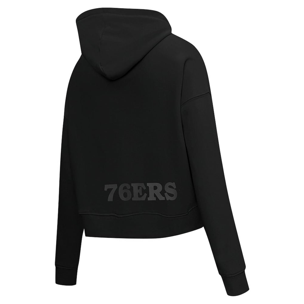 Philadelphia 76ers Pro Standard Women's Jewels Cropped Pullover Hoodie On Sale