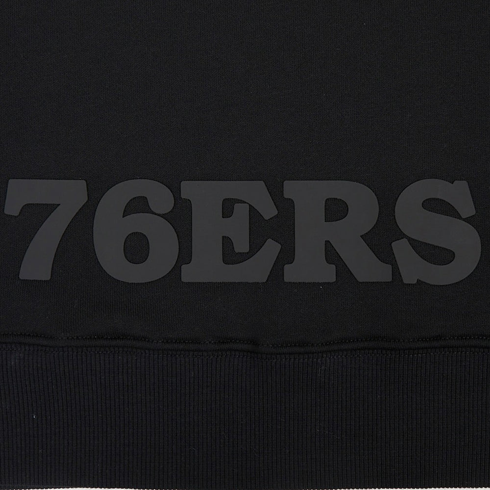 Philadelphia 76ers Pro Standard Women's Jewels Cropped Pullover Hoodie On Sale