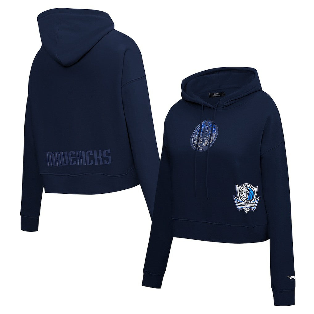 Dallas Mavericks Pro Standard Women's Jewels Cropped Pullover Hoodie sale Online