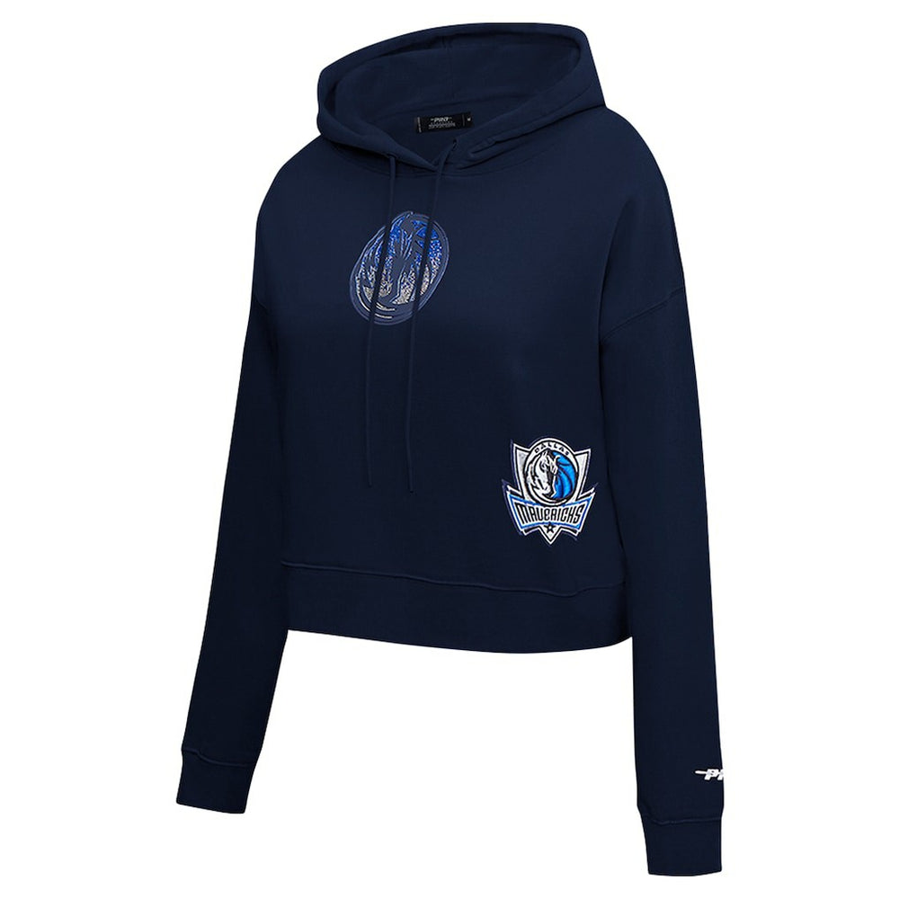 Dallas Mavericks Pro Standard Women's Jewels Cropped Pullover Hoodie sale Online