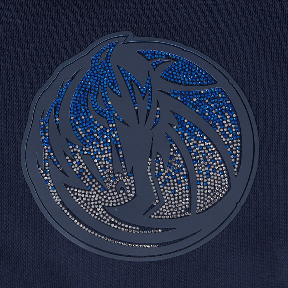 Dallas Mavericks Pro Standard Women's Jewels Cropped Pullover Hoodie sale Online