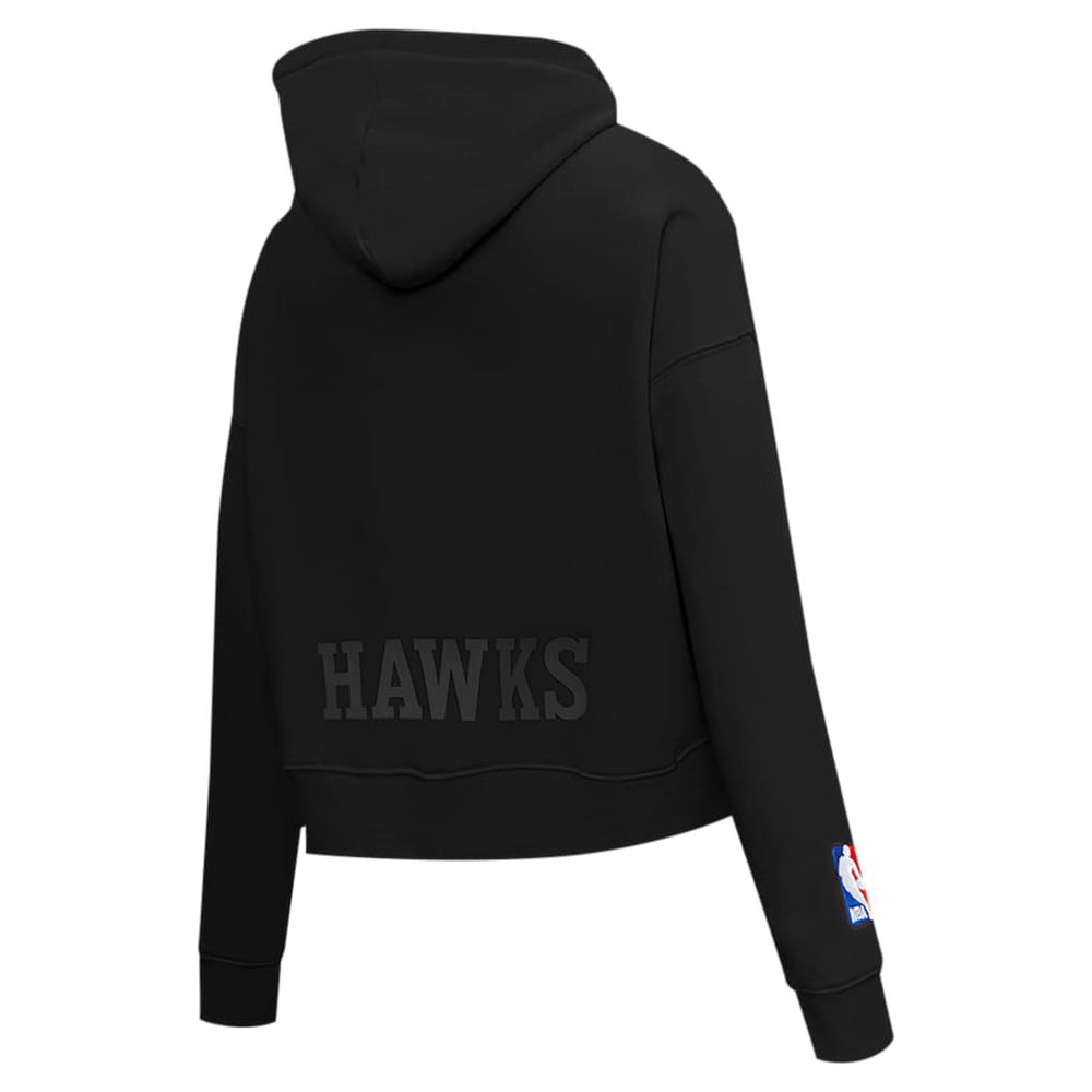 Atlanta Hawks Pro Standard Women's Jewels Cropped Pullover Hoodie On Sale