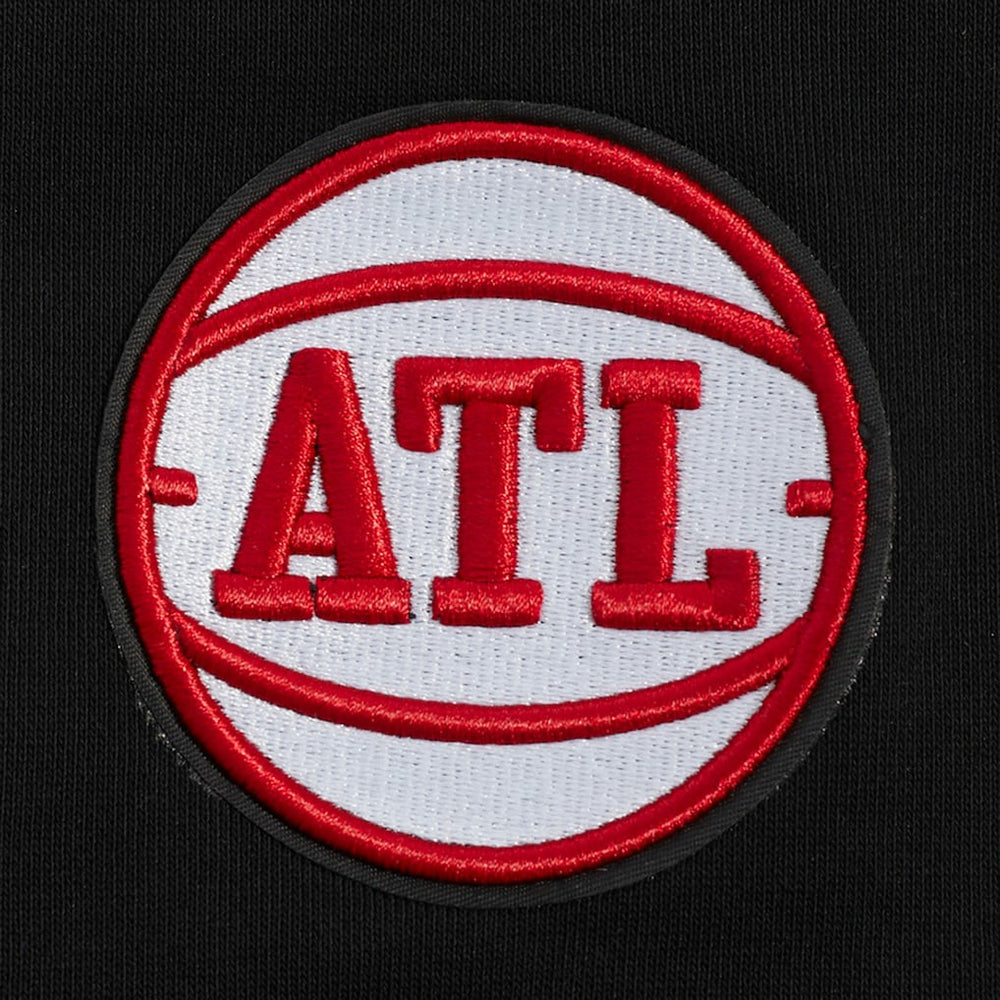 Atlanta Hawks Pro Standard Women's Jewels Cropped Pullover Hoodie On Sale
