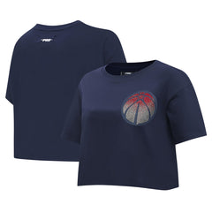 Washington Wizards Pro Standard Women's Jewels Boxy Cropped T-Shirt Discount