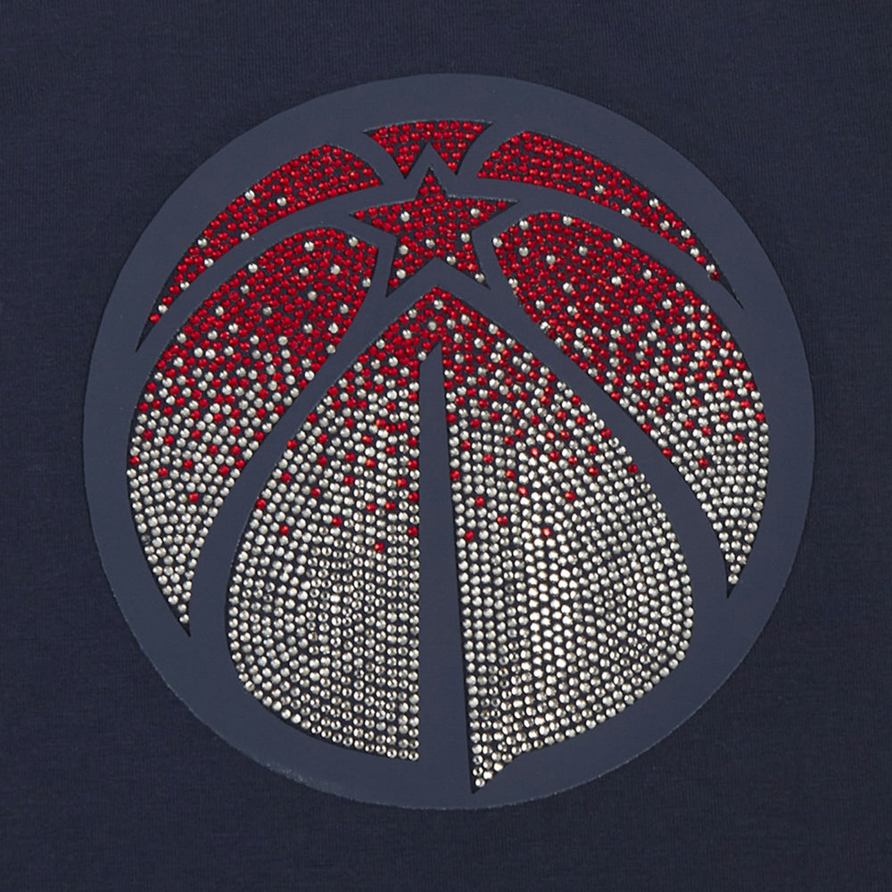 Washington Wizards Pro Standard Women's Jewels Boxy Cropped T-Shirt Discount