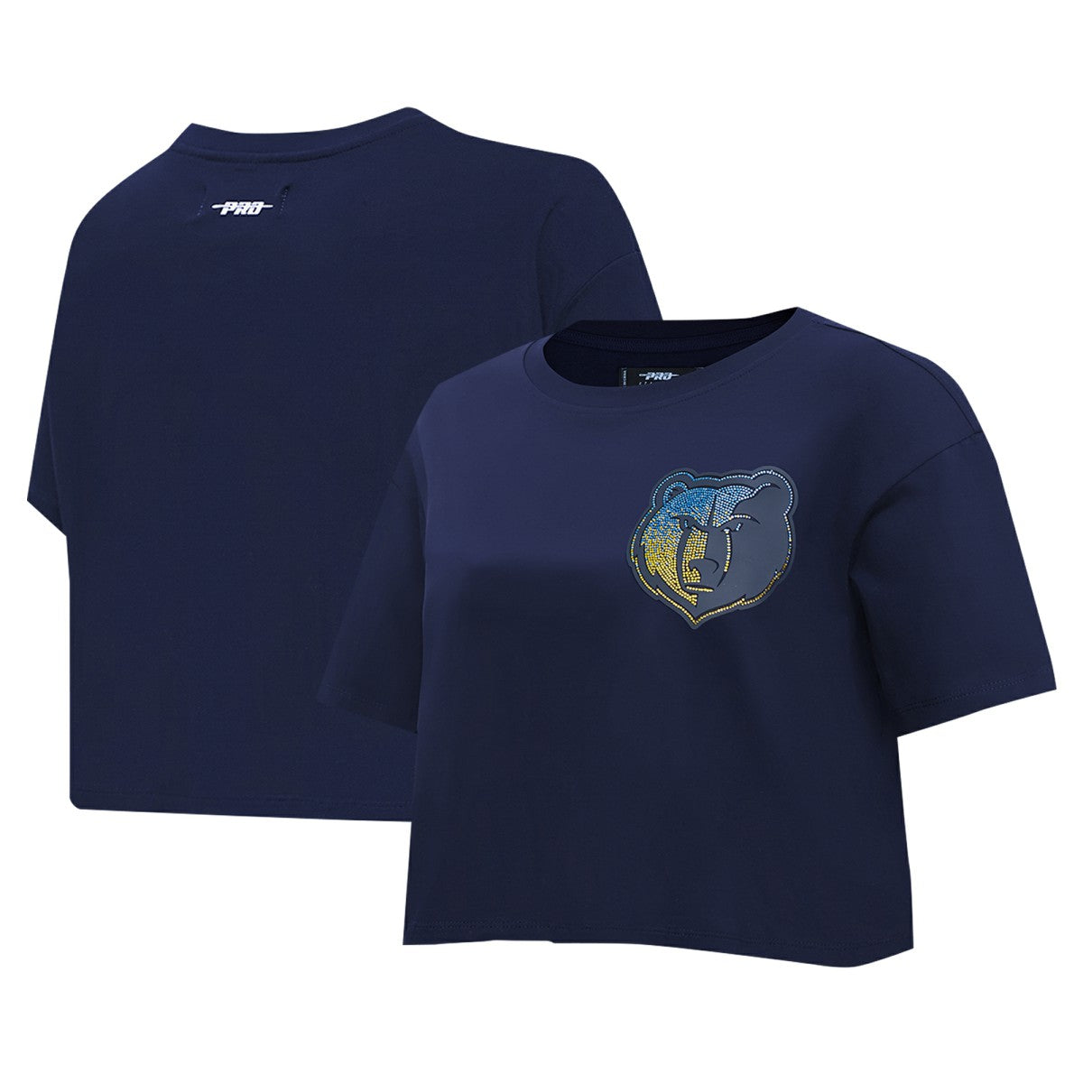 Memphis Grizzlies Pro Standard Women's Jewels Boxy Cropped T-Shirt Online