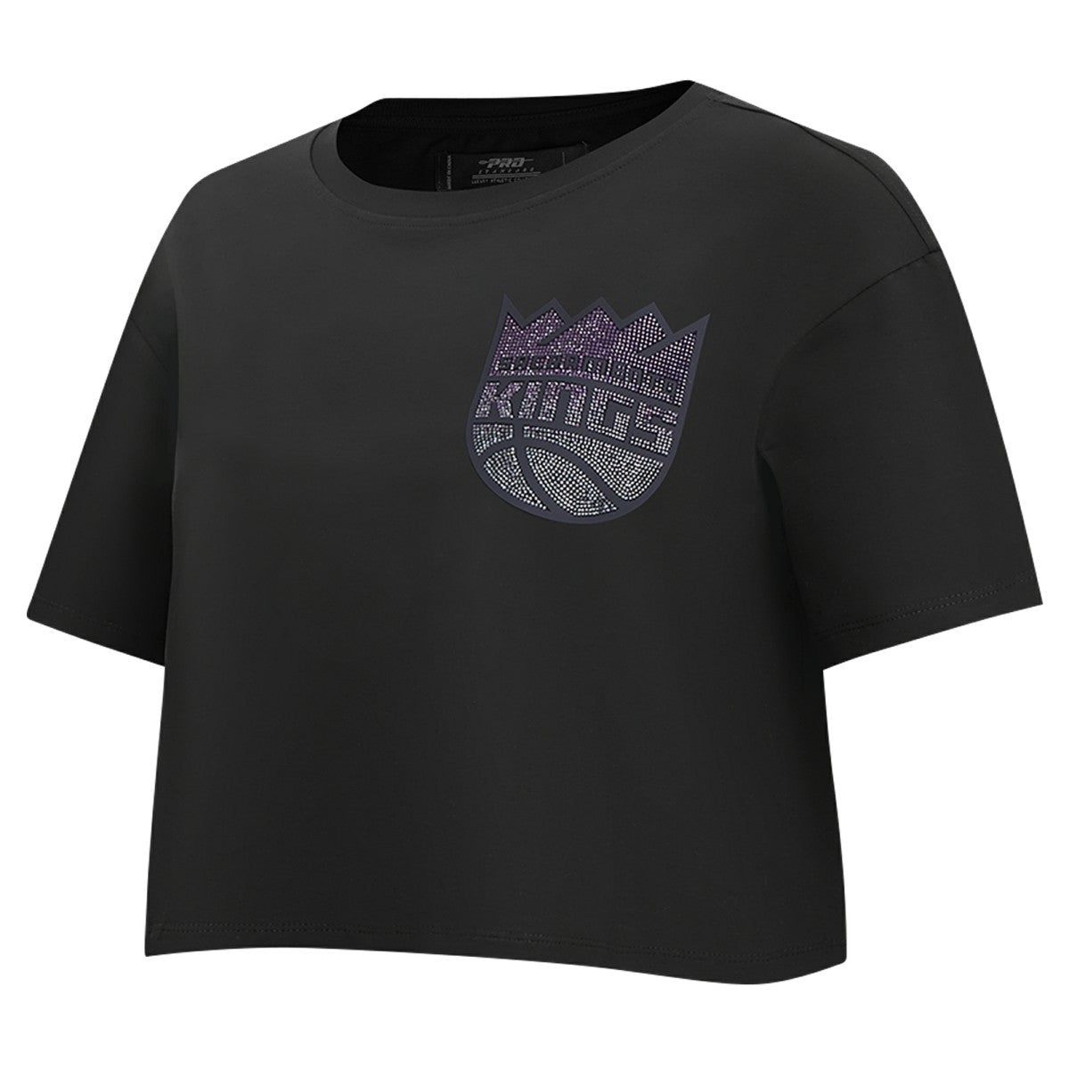 Sacramento Kings Pro Standard Women's Jewels Boxy Cropped T-Shirt New
