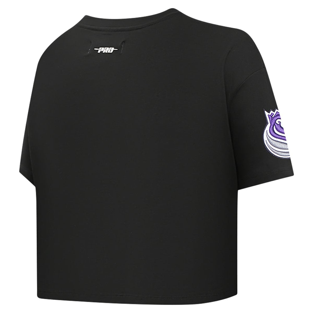 Sacramento Kings Pro Standard Women's Jewels Boxy Cropped T-Shirt New