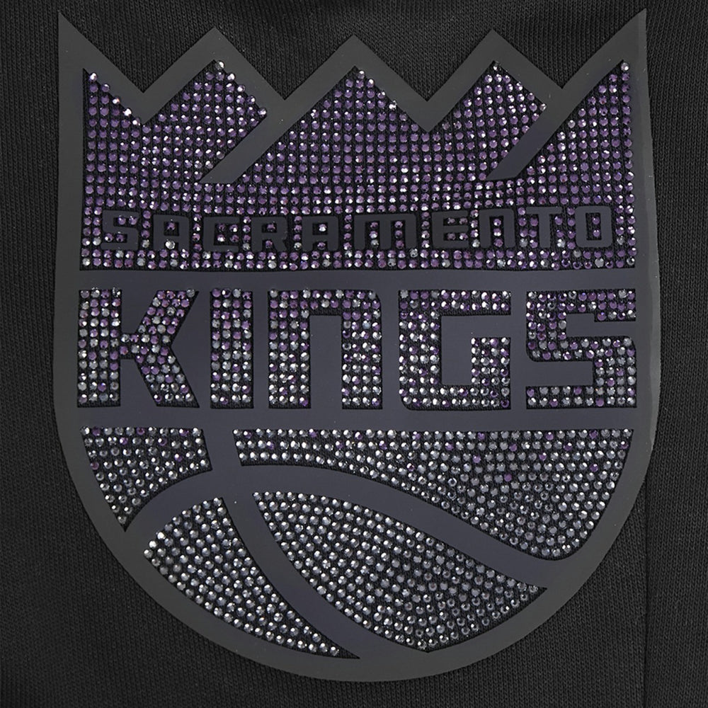 Sacramento Kings Pro Standard Women's Jewels Boxy Cropped T-Shirt New