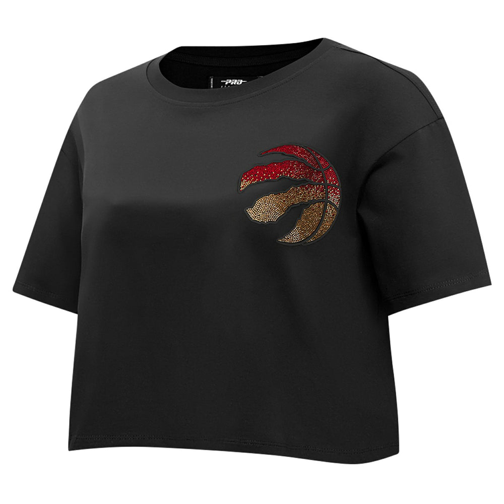 Toronto Raptors Pro Standard Women's Jewels Boxy Cropped T-Shirt On Sale