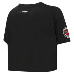 Toronto Raptors Pro Standard Women's Jewels Boxy Cropped T-Shirt On Sale