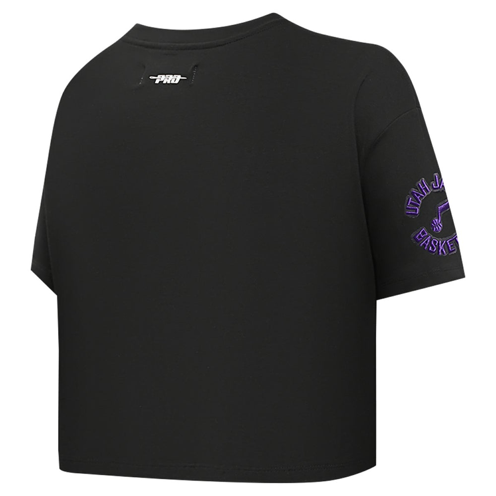Utah Jazz Pro Standard Women's Jewels Boxy Cropped T-Shirt Online