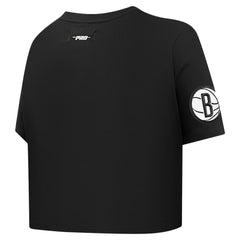 Brooklyn Nets Pro Standard Women's Jewels Boxy Cropped T-Shirt Online