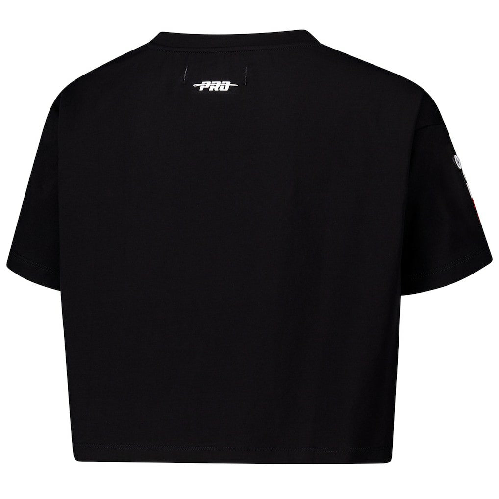 Chicago Bulls Pro Standard Women's Jewels Boxy Cropped T-Shirt sale On Sale
