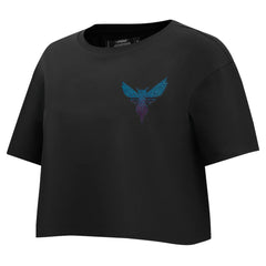 Charlotte Hornets Pro Standard Women's Jewels Boxy Cropped T-Shirt On Sale