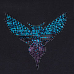 Charlotte Hornets Pro Standard Women's Jewels Boxy Cropped T-Shirt On Sale
