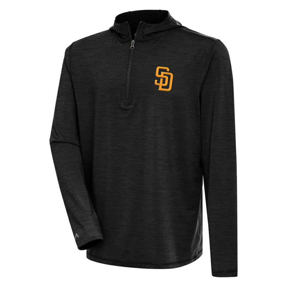 San Diego Padres Antigua Tidy Quarter-Zip Hoodie | MLB Discount