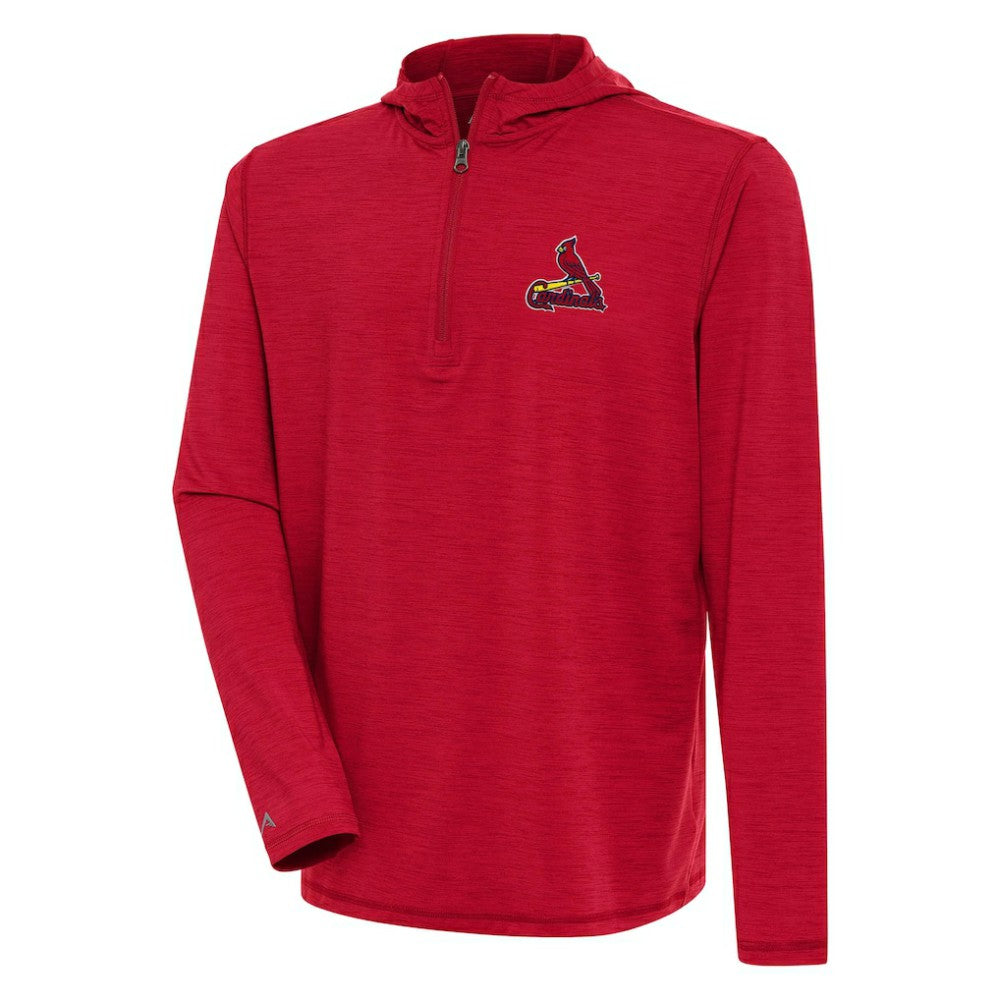 St. Louis Cardinals Antigua Tidy Quarter-Zip Hoodie | MLB Outlet