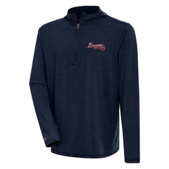 Atlanta Braves Antigua Tidy Quarter-Zip Hoodie | MLB On Sale