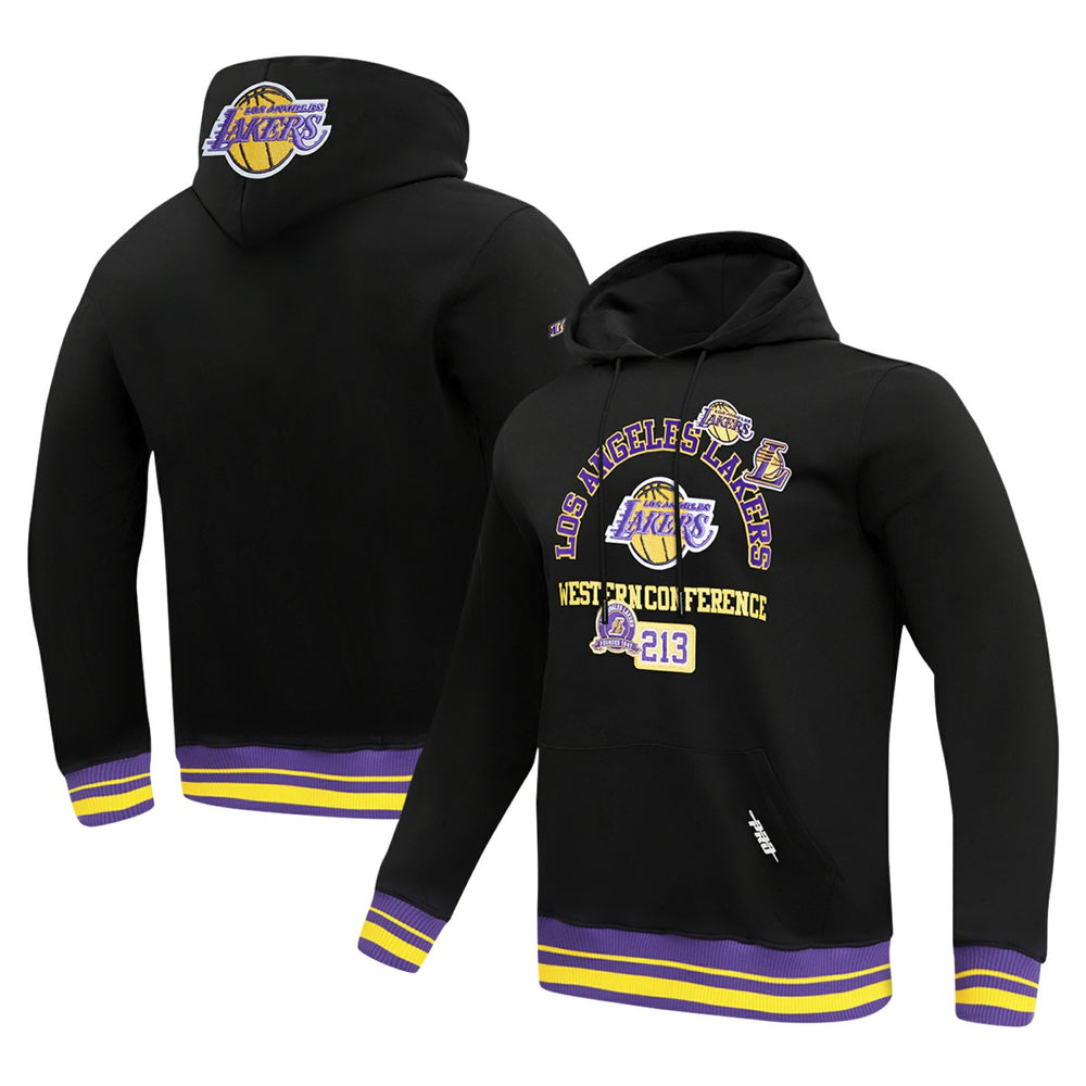 Los Angeles Lakers Pro Standard Area Code Pullover Hoodie New