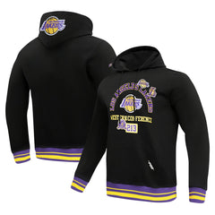 Los Angeles Lakers Pro Standard Area Code Pullover Hoodie New
