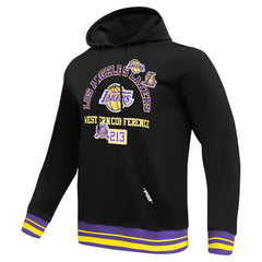 Los Angeles Lakers Pro Standard Area Code Pullover Hoodie New