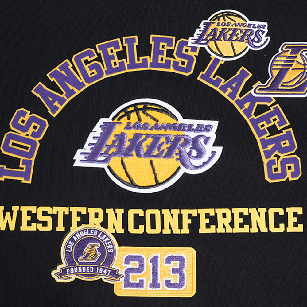 Los Angeles Lakers Pro Standard Area Code Pullover Hoodie New