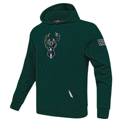 Milwaukee Bucks Pro Standard Split Logo Pullover Hoodie Discount