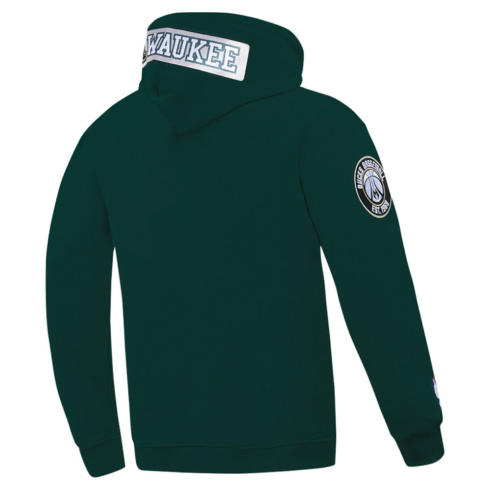 Milwaukee Bucks Pro Standard Split Logo Pullover Hoodie Discount
