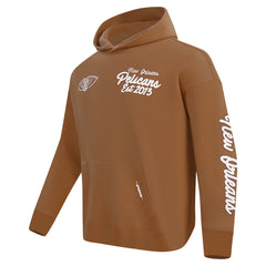 New Orleans Pelicans Pro Standard Paint the City Drop Shoulder Pullover Hoodie On Sale