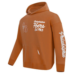 Philadelphia 76ers Pro Standard Paint the City Drop Shoulder Pullover Hoodie For Sale