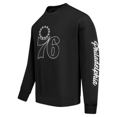Philadelphia 76ers Pro Standard Paint the City Drop Shoulder Sweatshirt Online