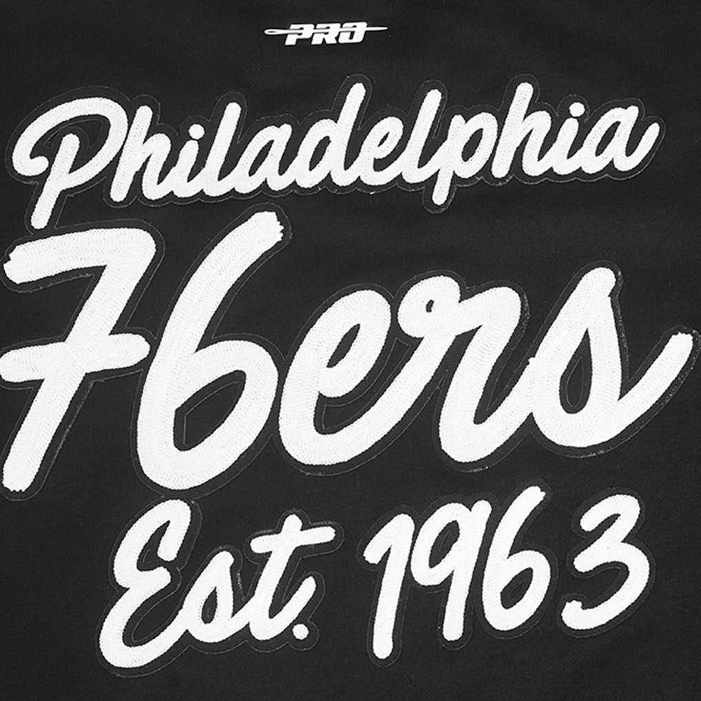 Philadelphia 76ers Pro Standard Paint the City Drop Shoulder Sweatshirt Online