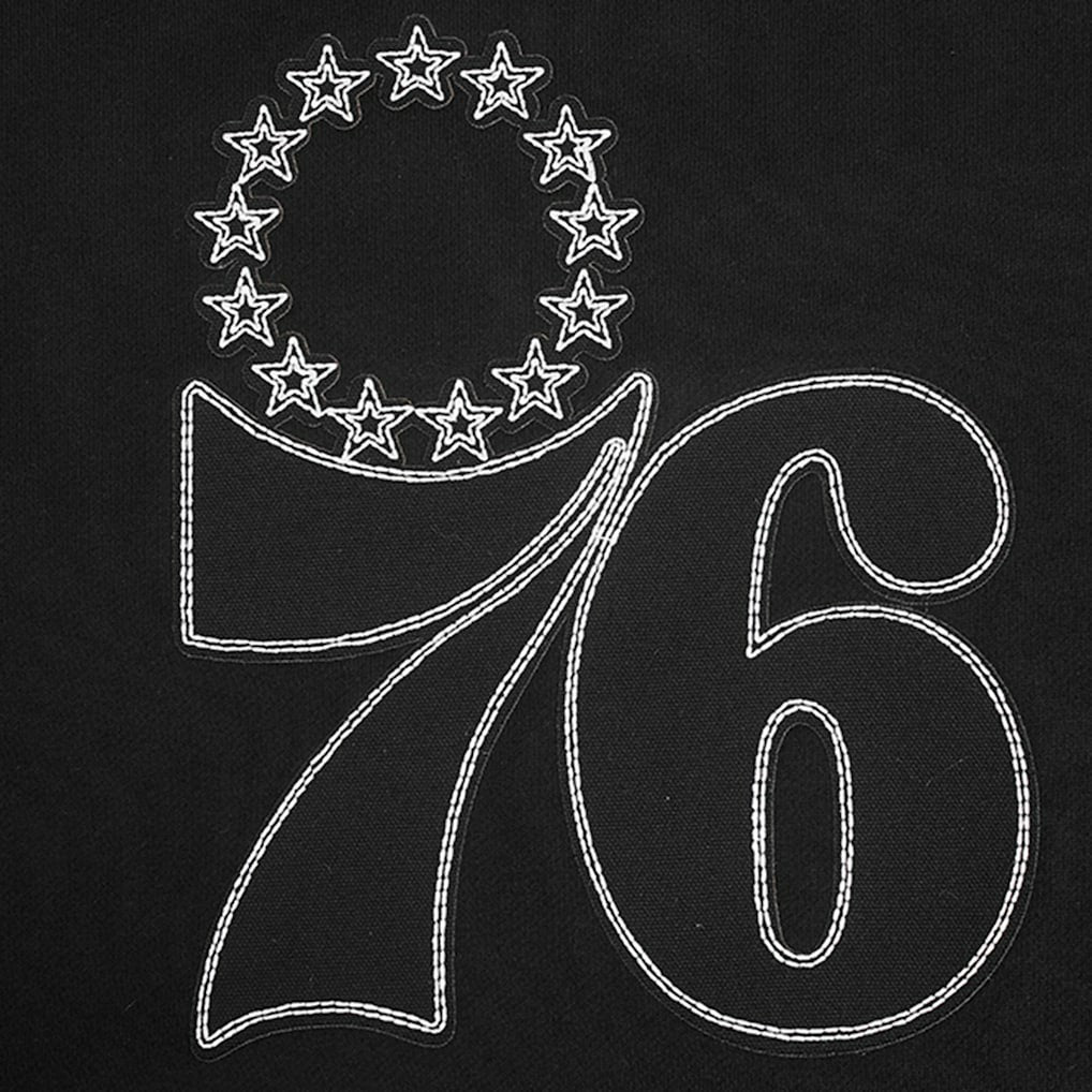 Philadelphia 76ers Pro Standard Paint the City Drop Shoulder Sweatshirt Online