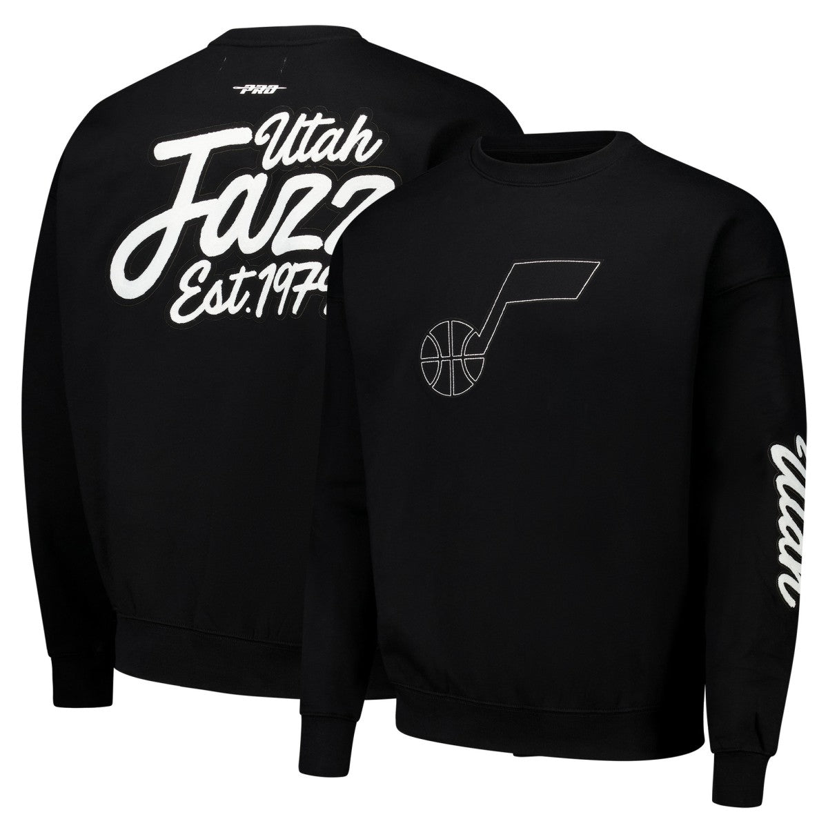 Utah Jazz Pro Standard Paint the City Drop Shoulder Sweatshirt On Sale