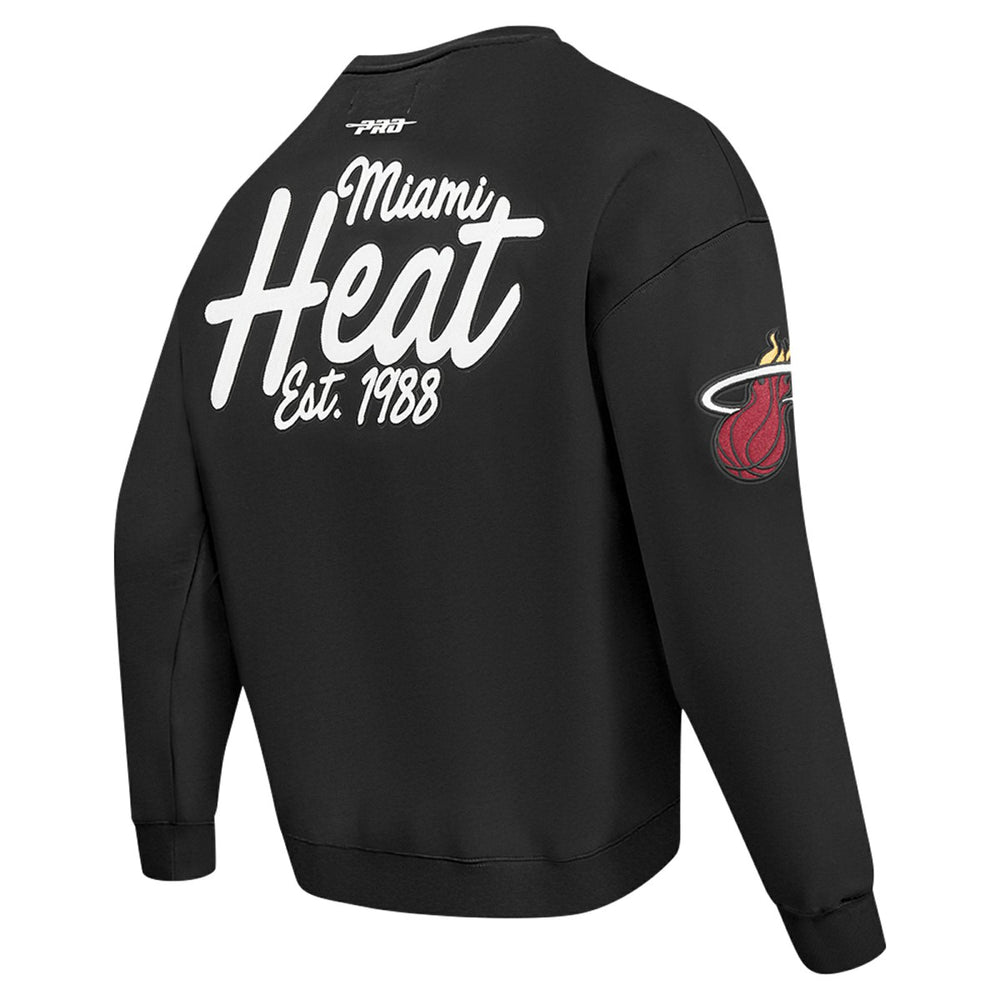 Miami Heat Pro Standard Paint the City Drop Shoulder Sweatshirt Discount