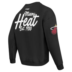 Miami Heat Pro Standard Paint the City Drop Shoulder Sweatshirt Discount