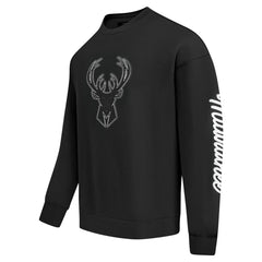 Milwaukee Bucks Pro Standard Paint the City Drop Shoulder Sweatshirt For Sale