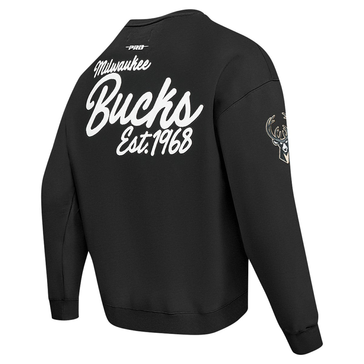 Milwaukee Bucks Pro Standard Paint the City Drop Shoulder Sweatshirt For Sale