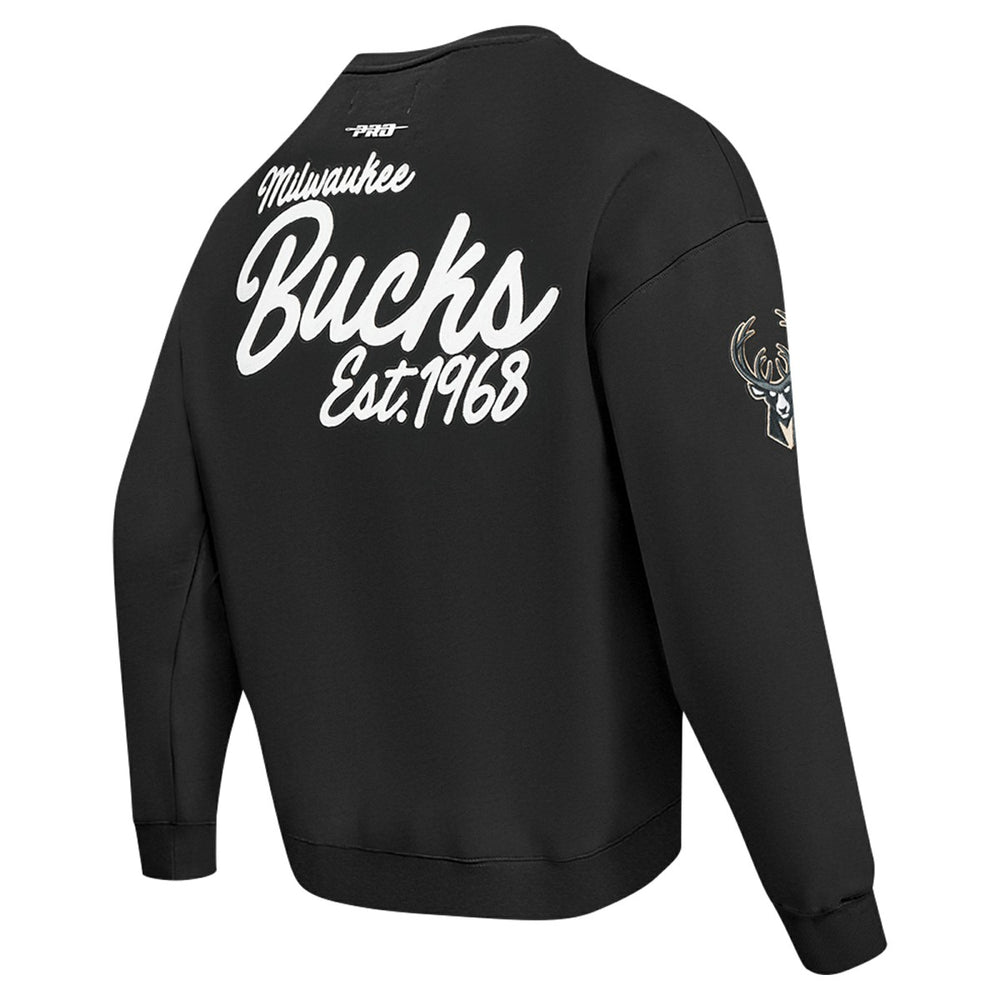 Milwaukee Bucks Pro Standard Paint the City Drop Shoulder Sweatshirt For Sale