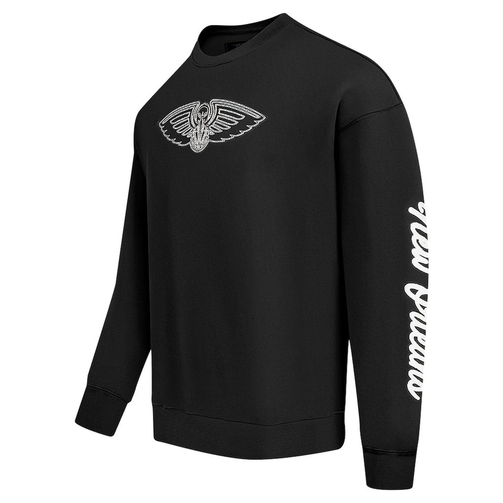 New Orleans Pelicans Pro Standard Paint the City Drop Shoulder Sweatshirt On Sale